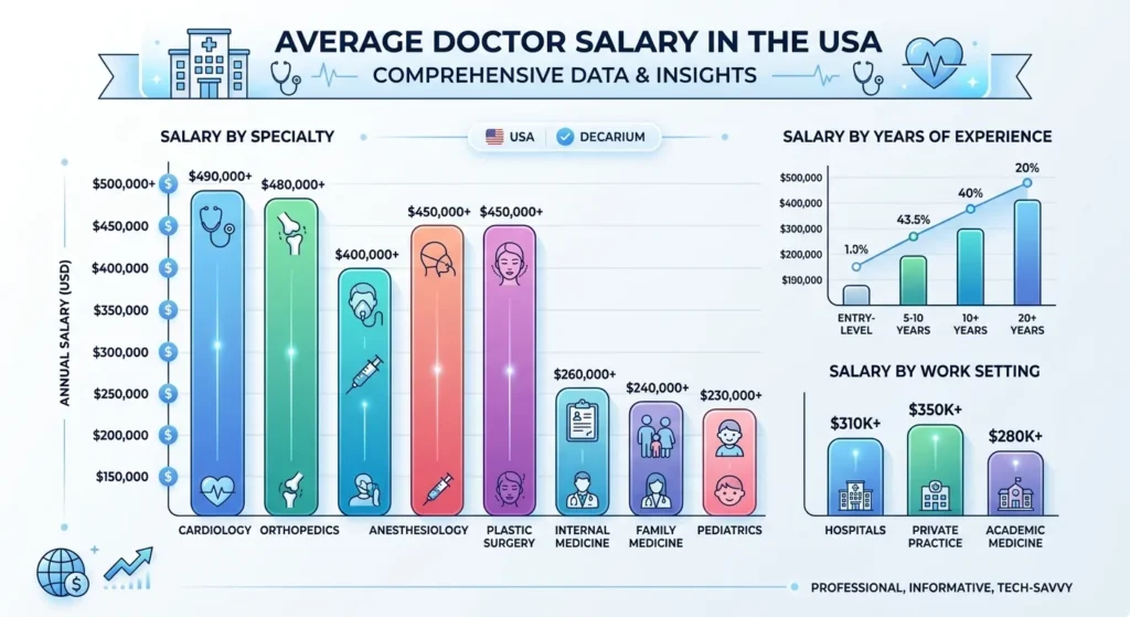 average doctor salary USA